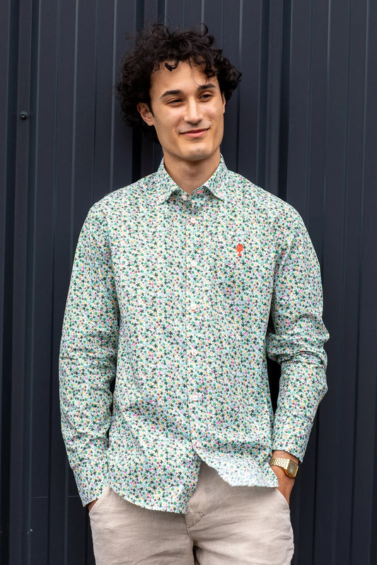 Chemise à motif « Fleurs » La 5ème Homme 