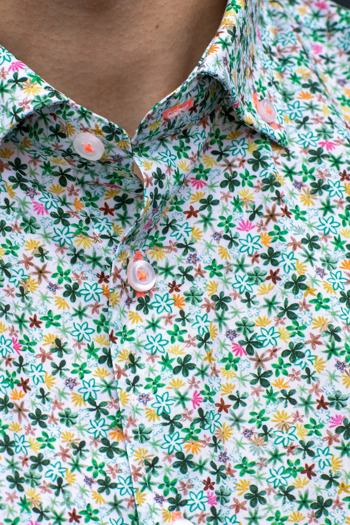 Chemise à motif « Fleurs » La 5ème Homme 