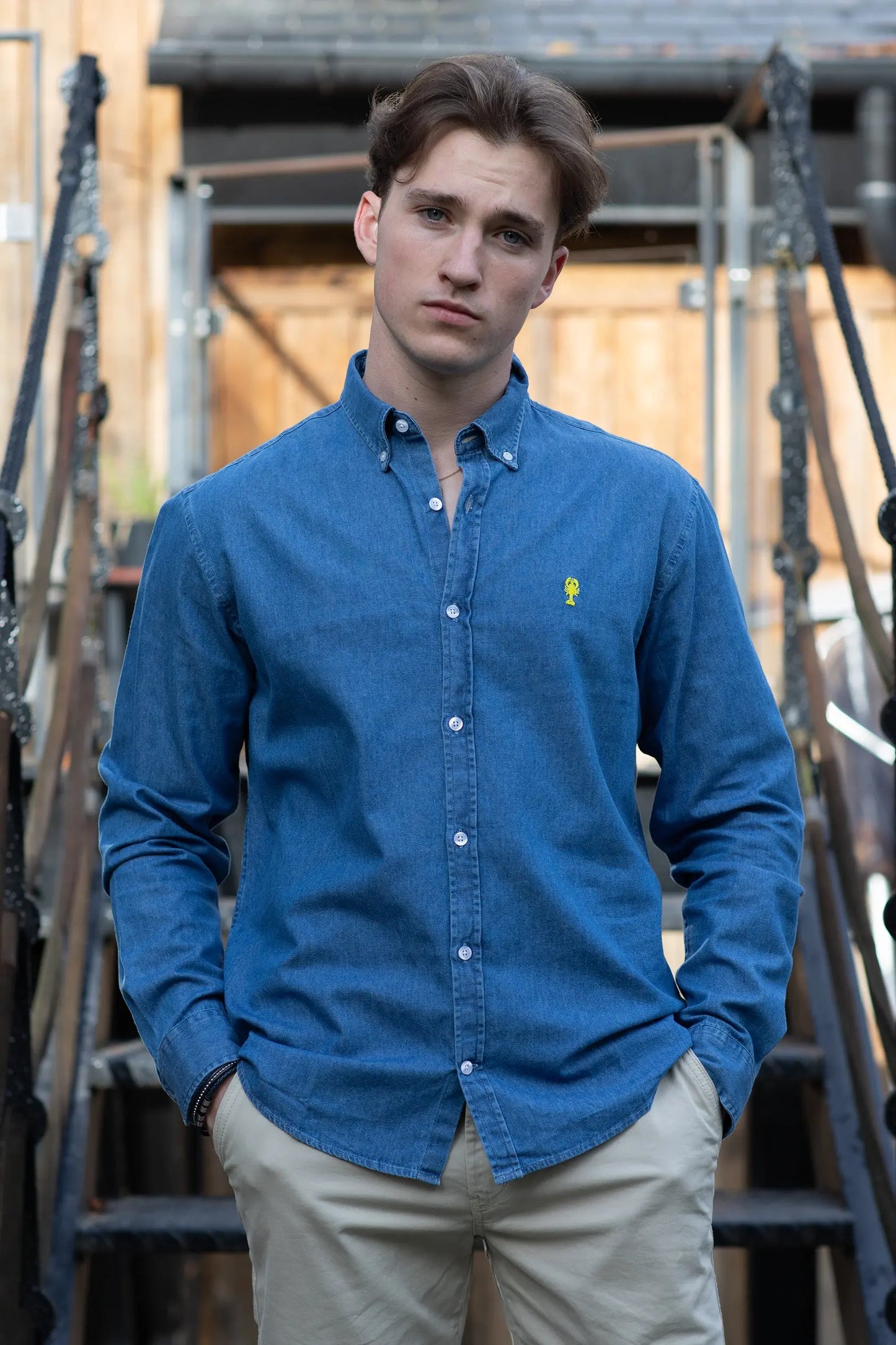 Chemise en Jean "Pornic" La 5ème Homme 