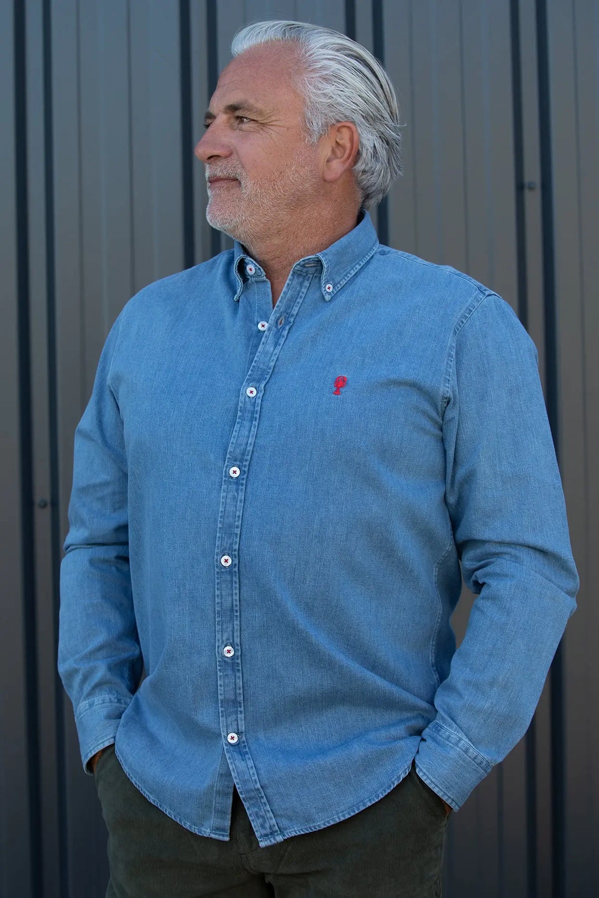 Chemise en Jean "Pornic" La 5ème Homme 