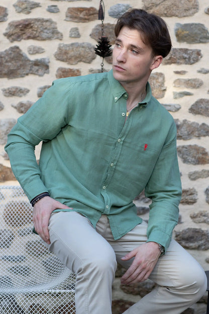 Chemise en Lin « Saint-Briac » La 5ème Homme 