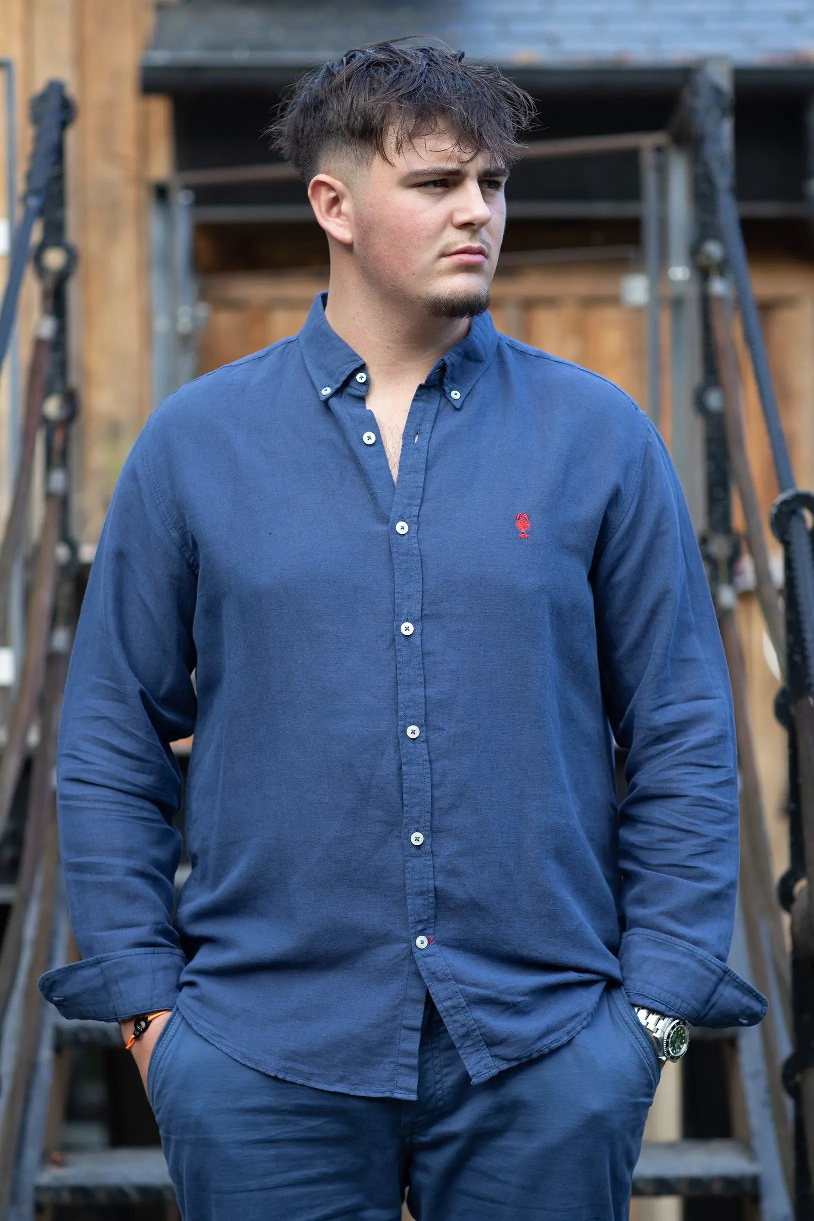 Chemise en Lin « Saint-Briac » La 5ème Homme 