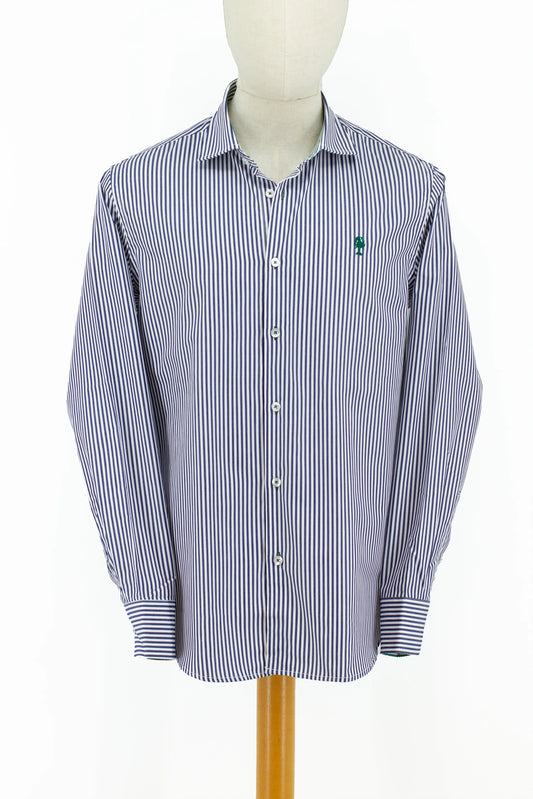 Chemise en Popeline Rayée La 5ème Homme 