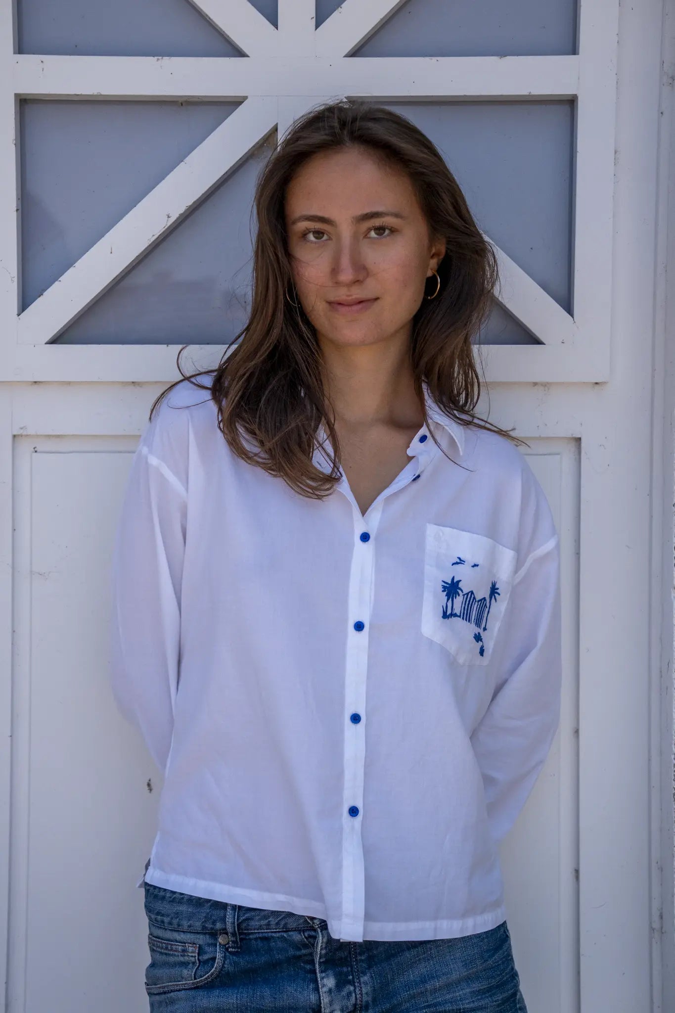 Chemise en coton "Caroline" La 5ème Homme 