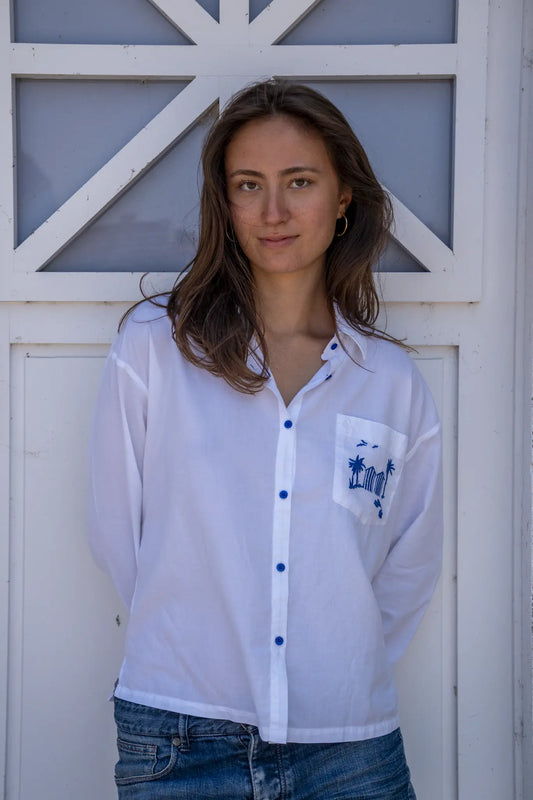 Chemise en coton "Caroline" La 5ème Homme 