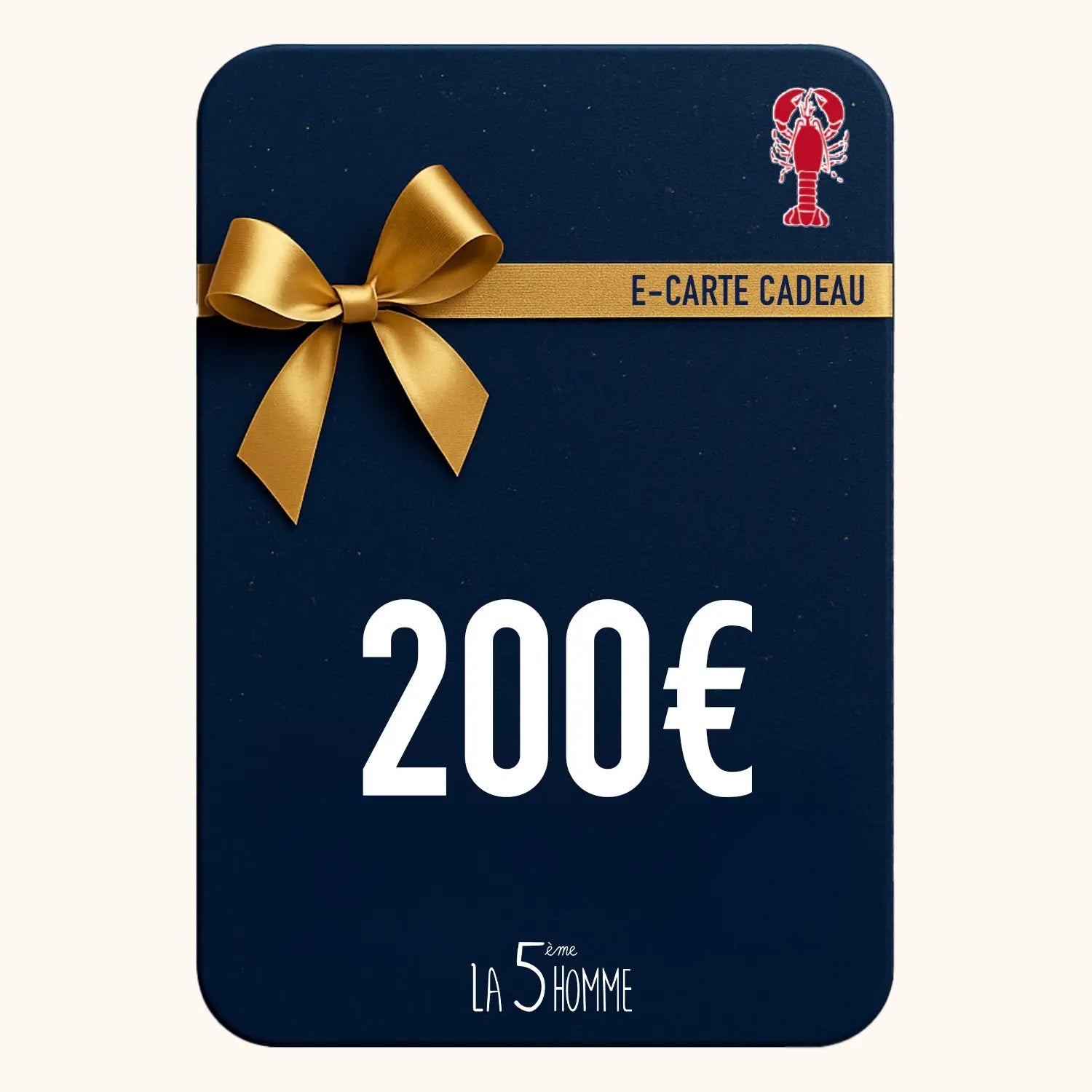 E-Carte Cadeau La 5ème Homme 