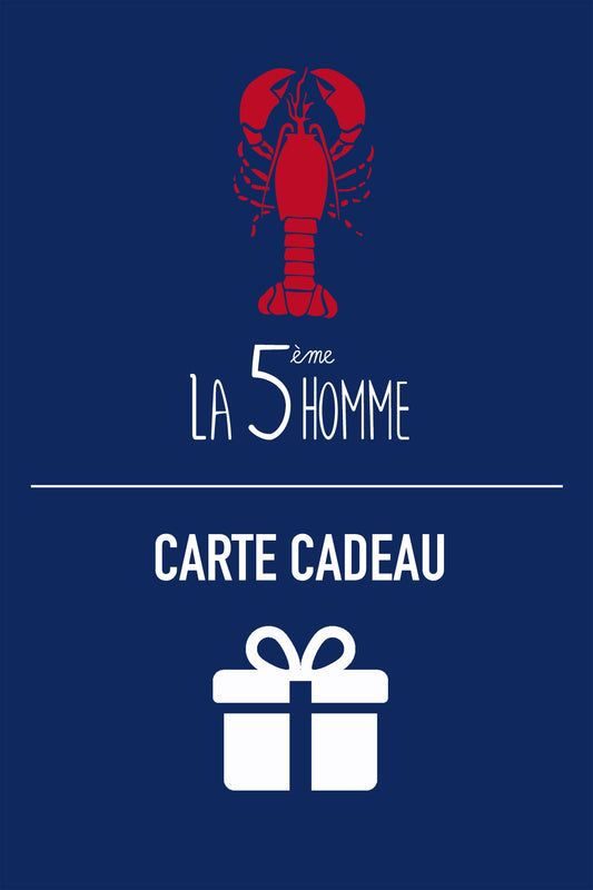 E-Carte Cadeau La 5ème Homme