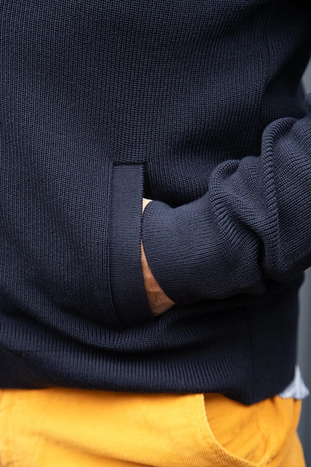 Gilet Marin Zippé « Antoine » La 5ème Homme 