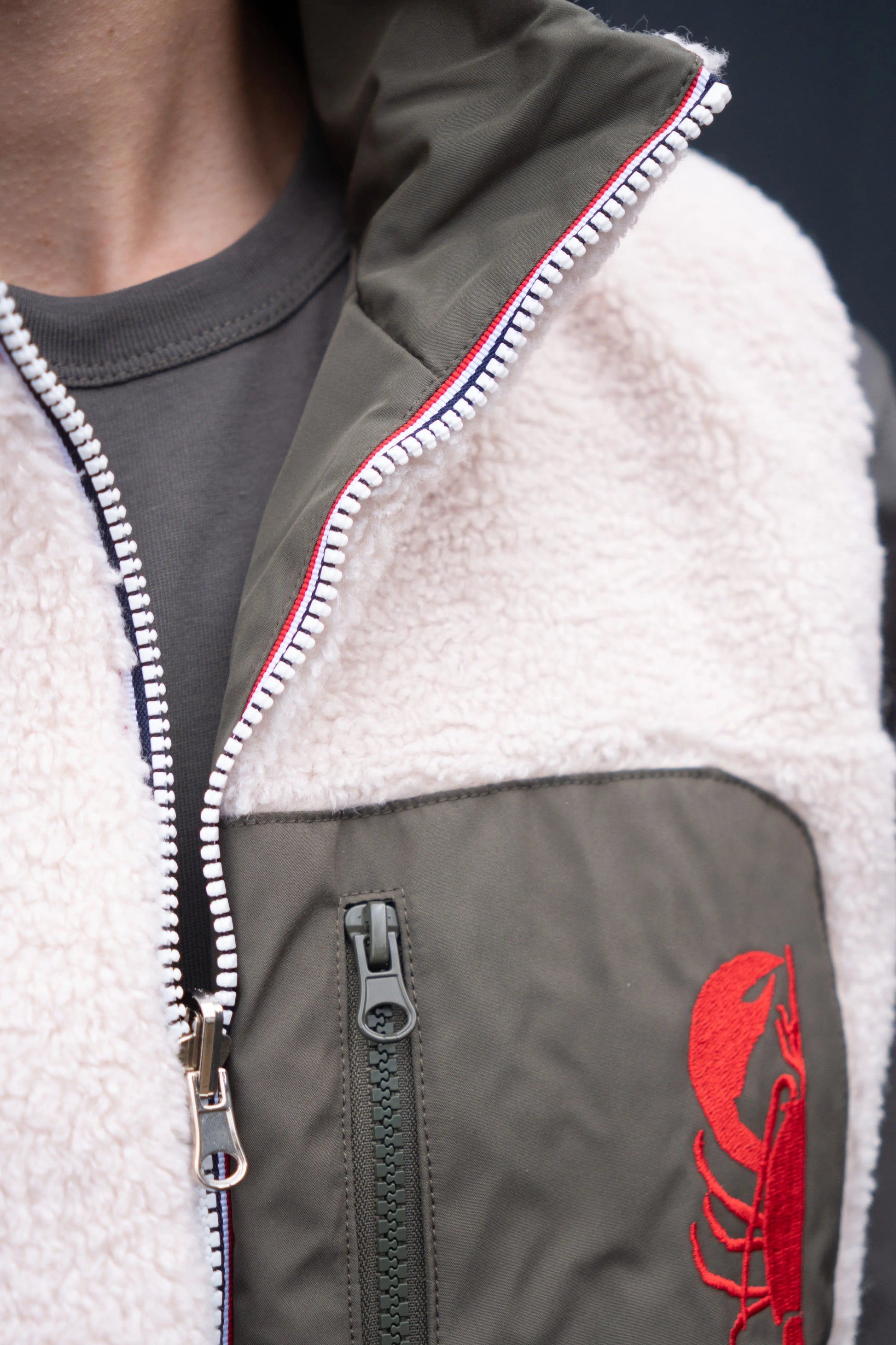 Gilet Sherpa Réversible La 5ème Homme 