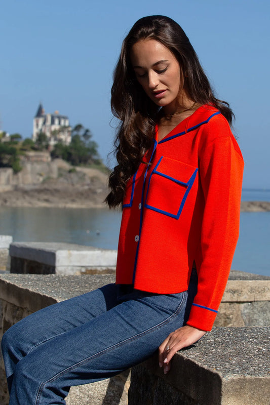 Gilet boutonné « Maria » La 5ème Femme 