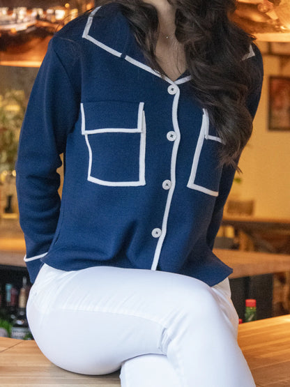 Gilet boutonné « Maria » La 5ème Femme 