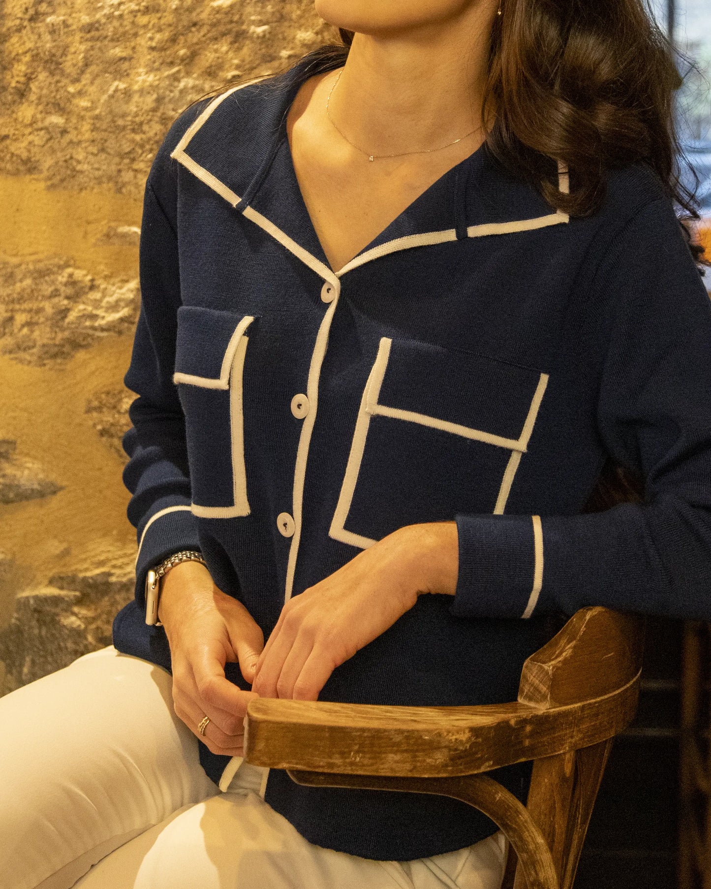 Gilet boutonné « Maria » La 5ème Femme 