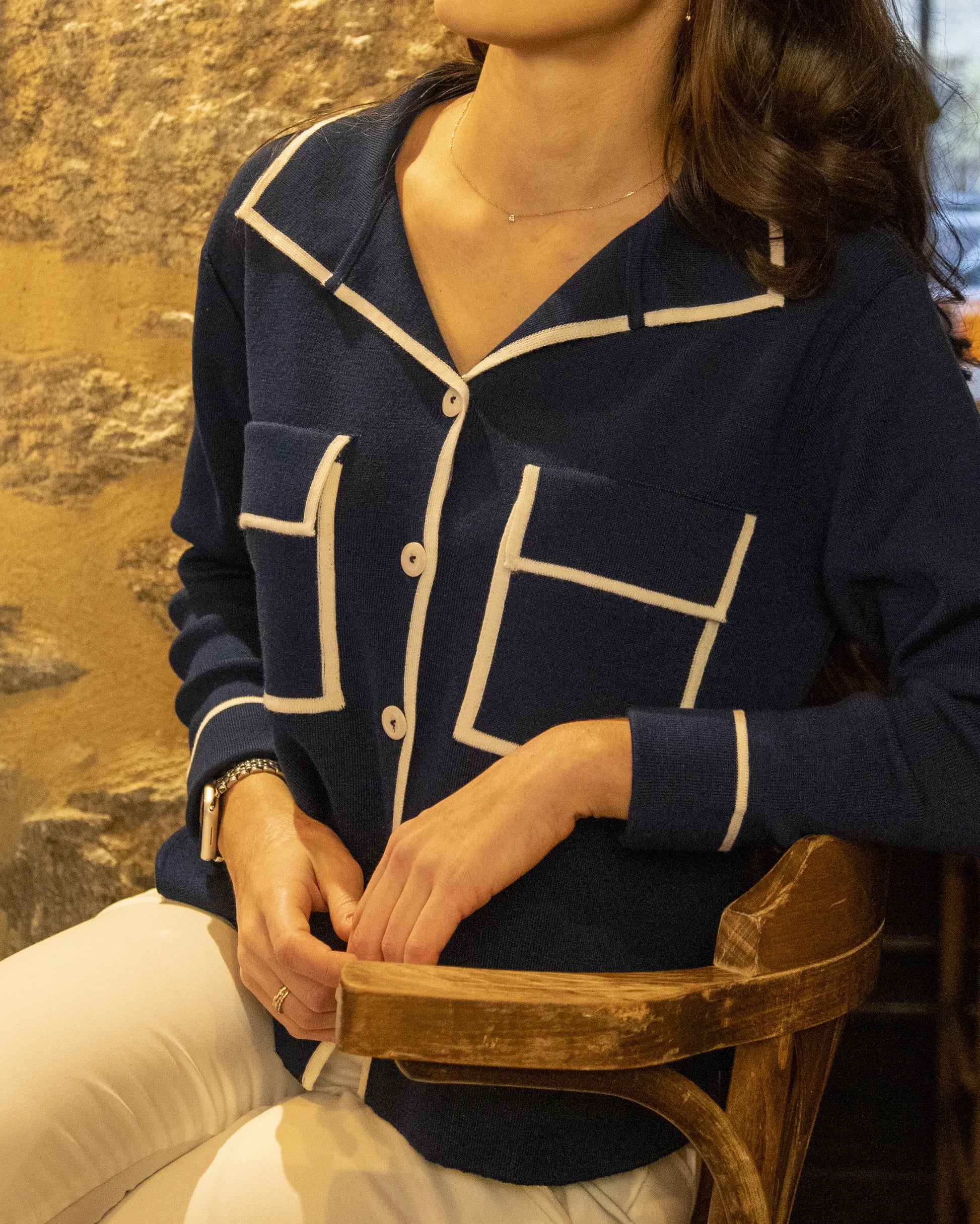 Gilet boutonné « Maria » La 5ème Femme 
