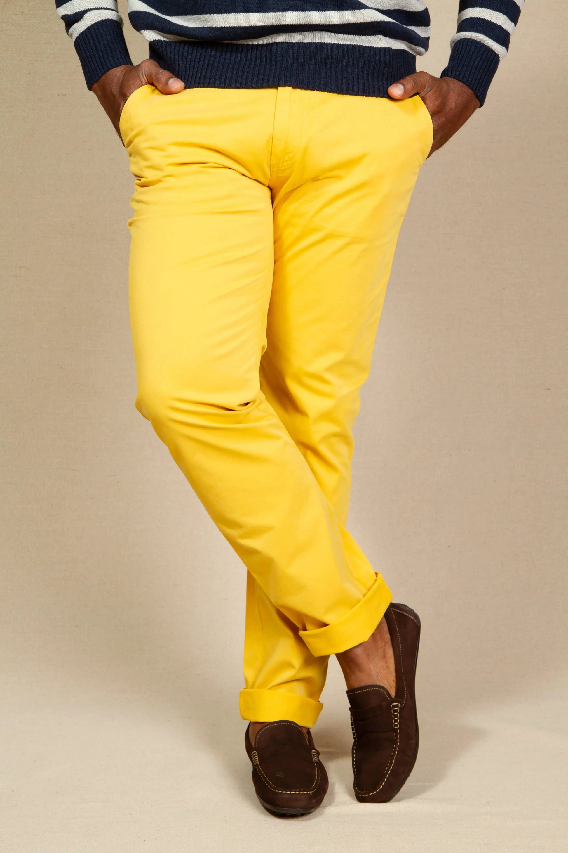 Pantalon Chino Homme Coupe Ajustée « Diego » La 5ème Homme 