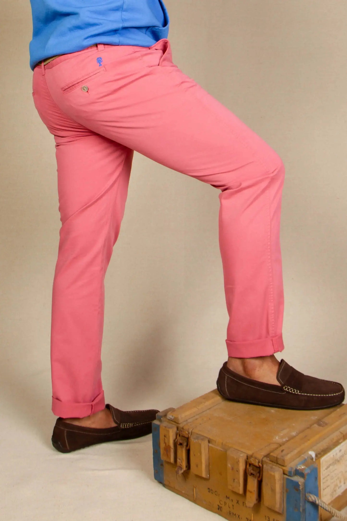 Pantalon Chino Homme Coupe Ajustée « Diego » La 5ème Homme 