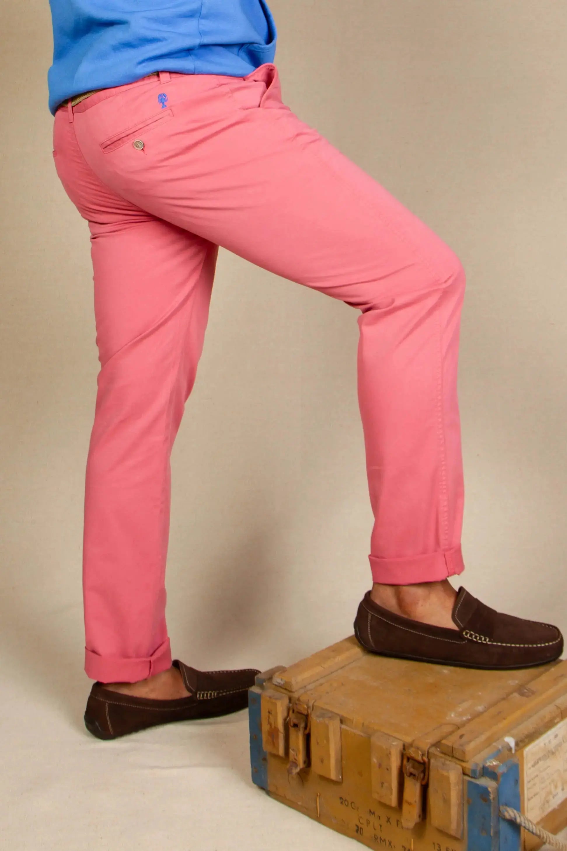 Pantalon Chino Homme Coupe Ajustée « Diego » La 5ème Homme 