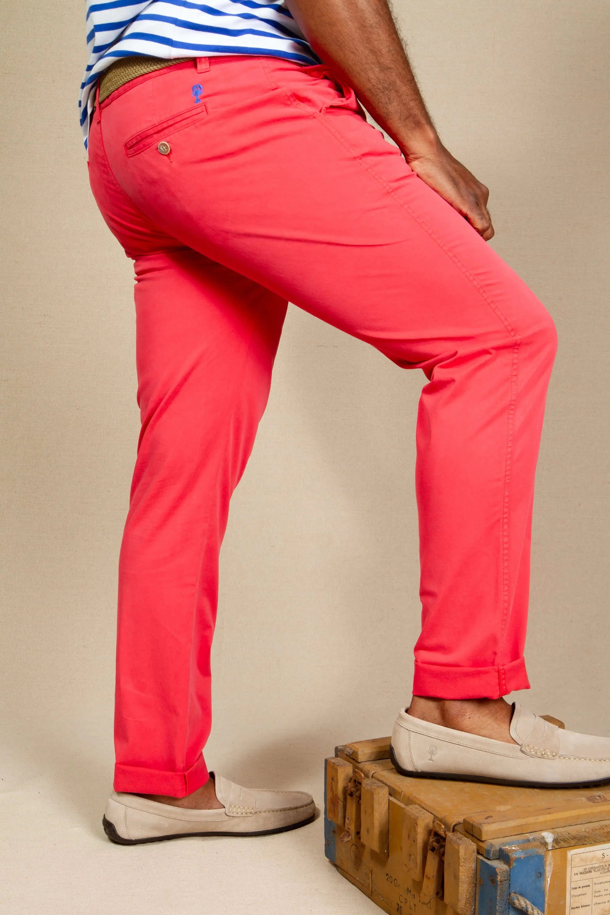 Pantalon Chino Homme Coupe Ajustée « Diego » La 5ème Homme 