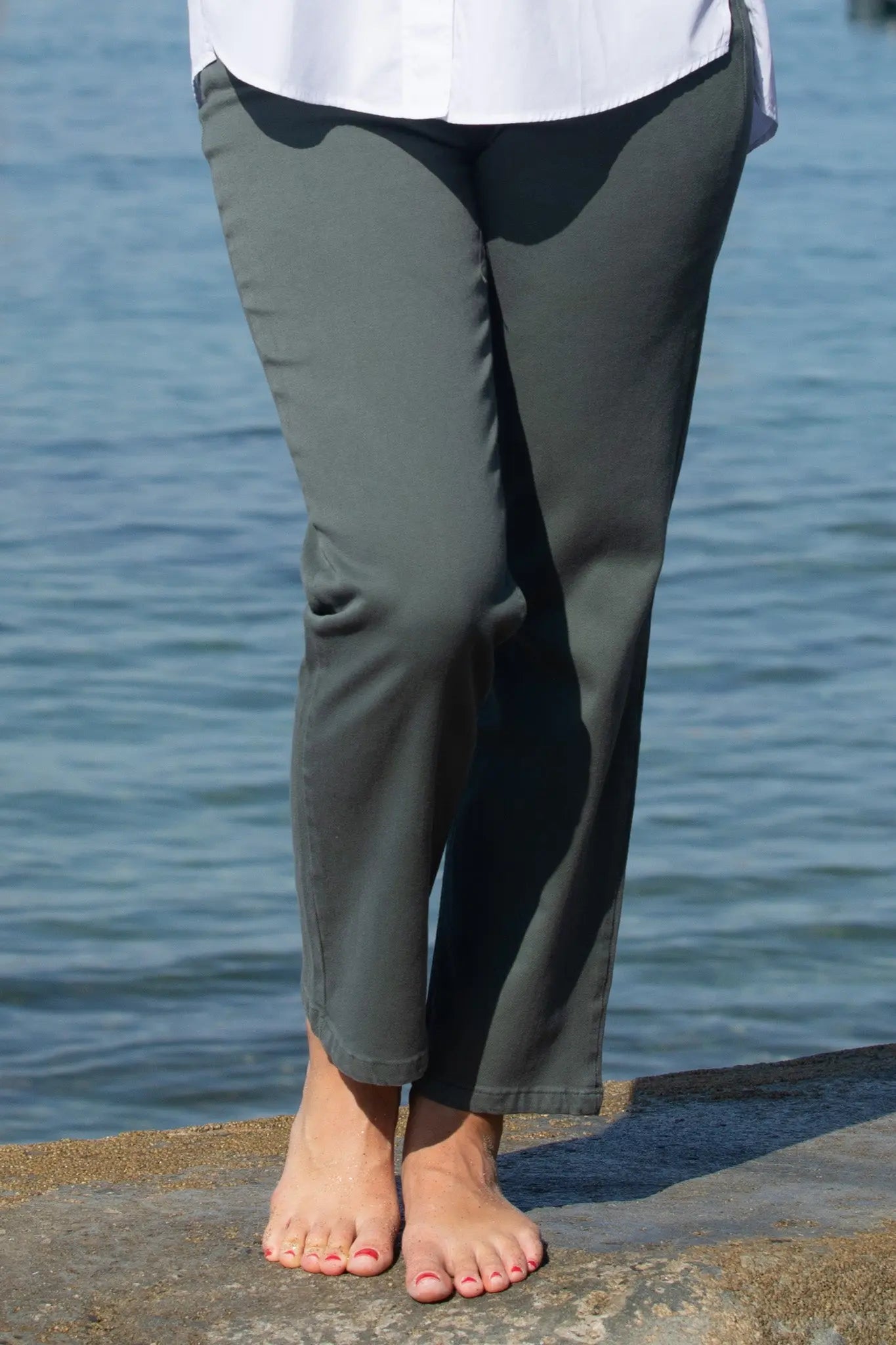 Pantalon Femme en Coton "Gaëlle" La 5ème Homme 
