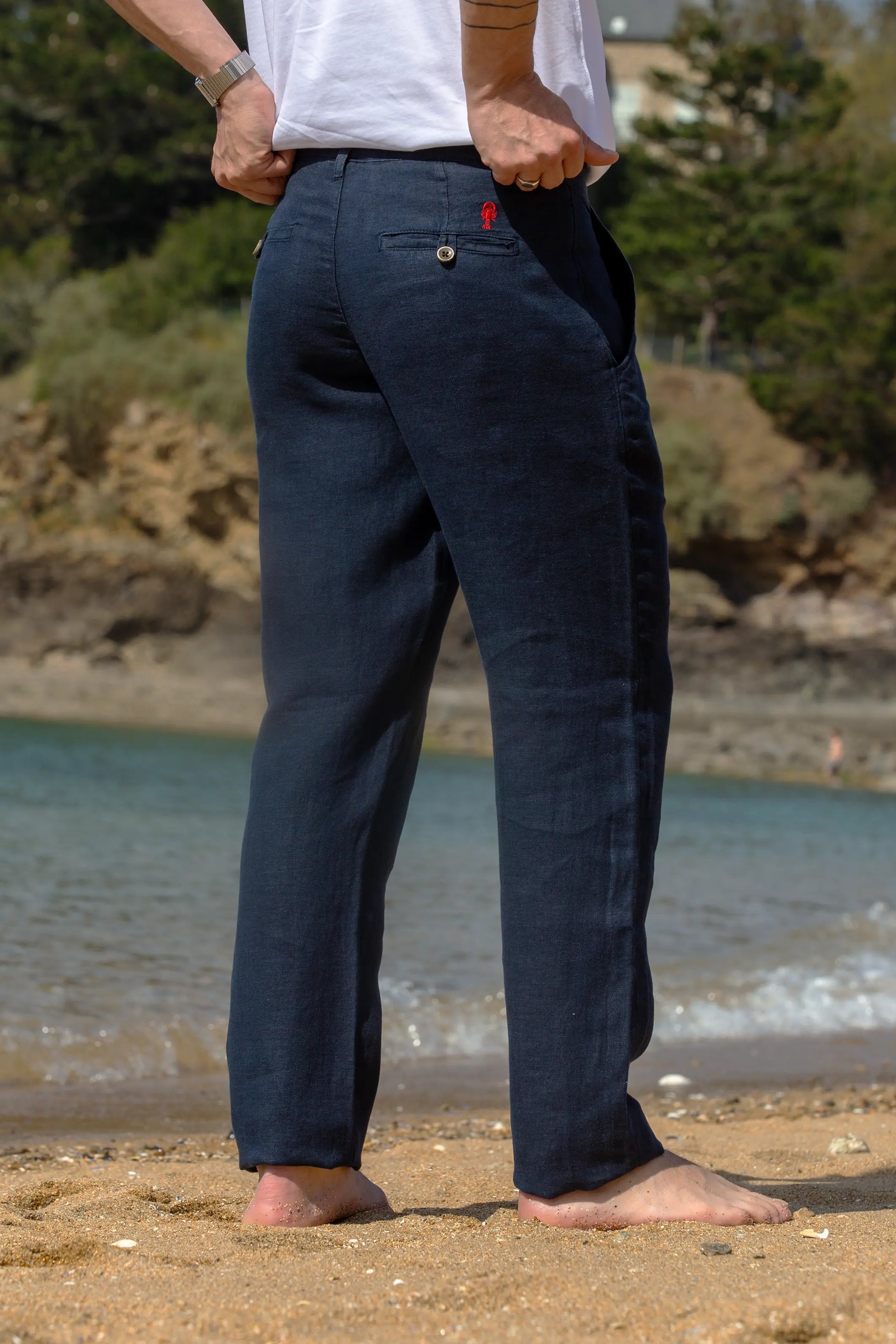 Pantalon en Lin La 5ème Homme 