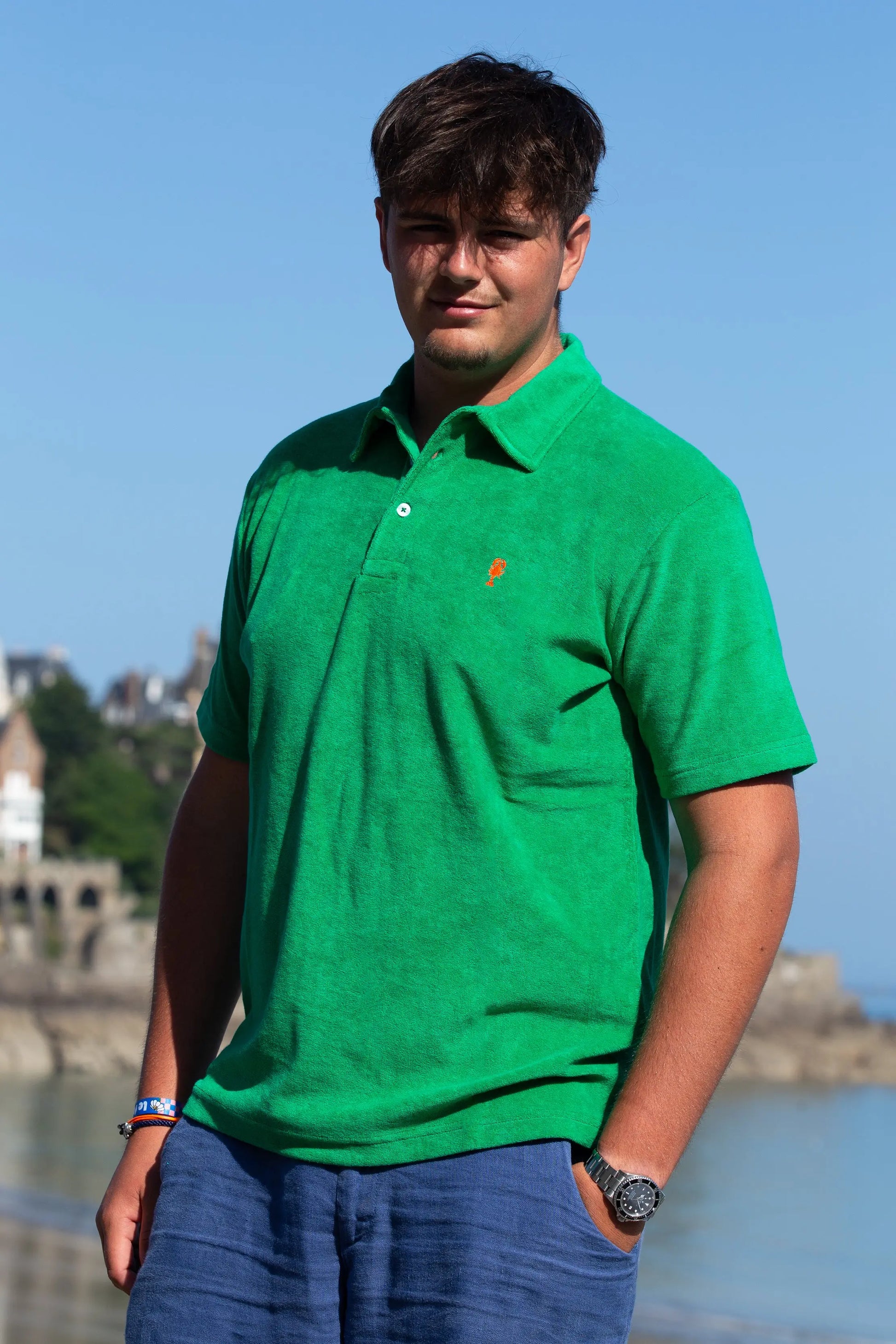 Polo en éponge « Brésil » La 5ème Homme 