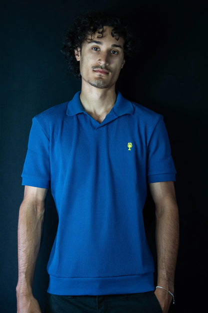 Polo en nid d’abeille « Aveiro » — Édition Exclusive La 5ème Homme 