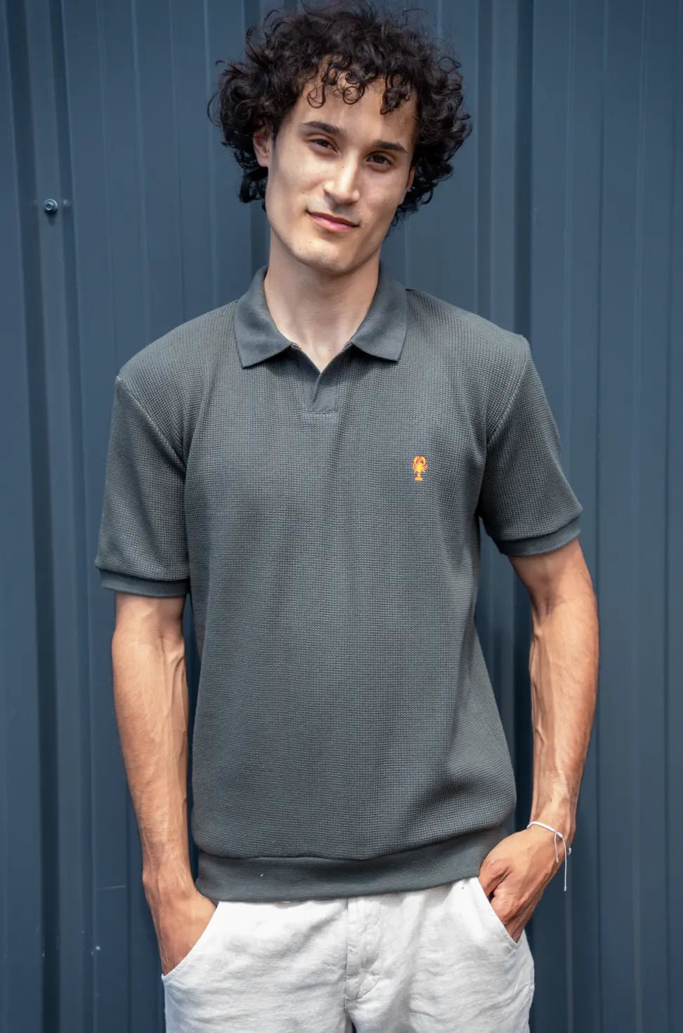 Polo en nid d'abeille "Aveiro" La 5ème Homme 