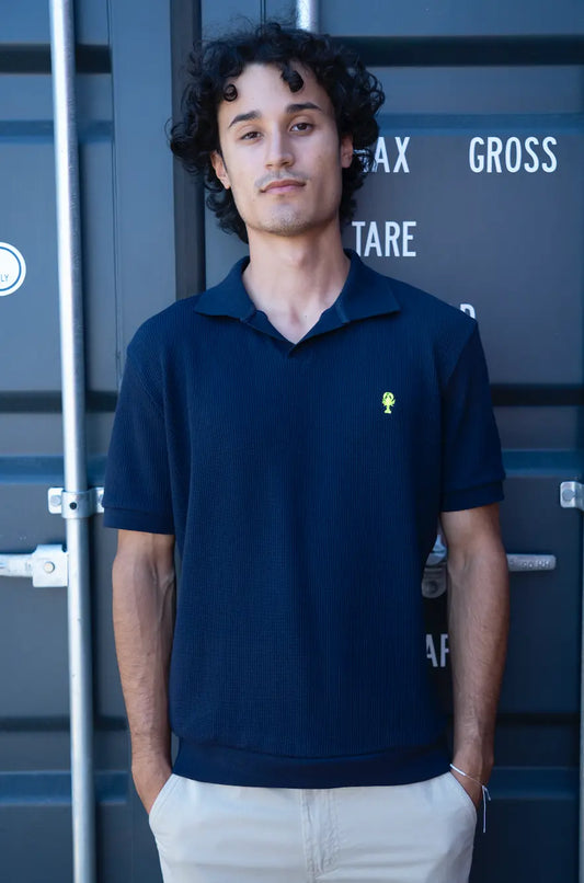 Polo en nid d'abeille "Aveiro" La 5ème Homme 