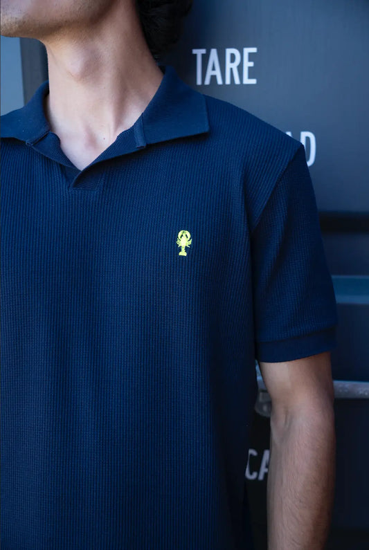 Polo en nid d'abeille "Aveiro" La 5ème Homme 