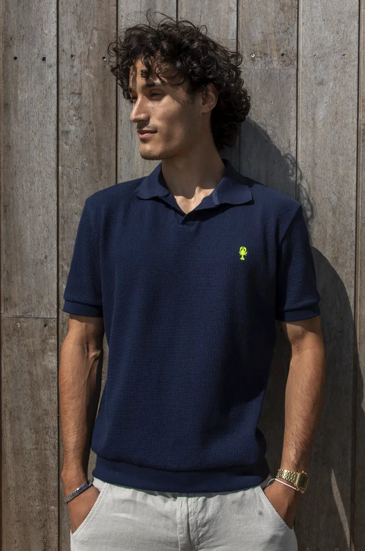 Polo en nid d'abeille "Aveiro" La 5ème Homme 