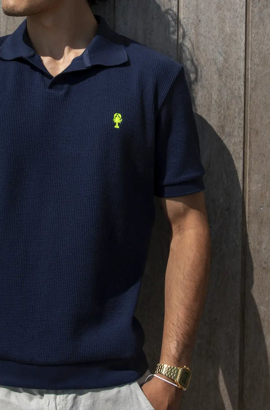 Polo en nid d'abeille "Aveiro" La 5ème Homme 