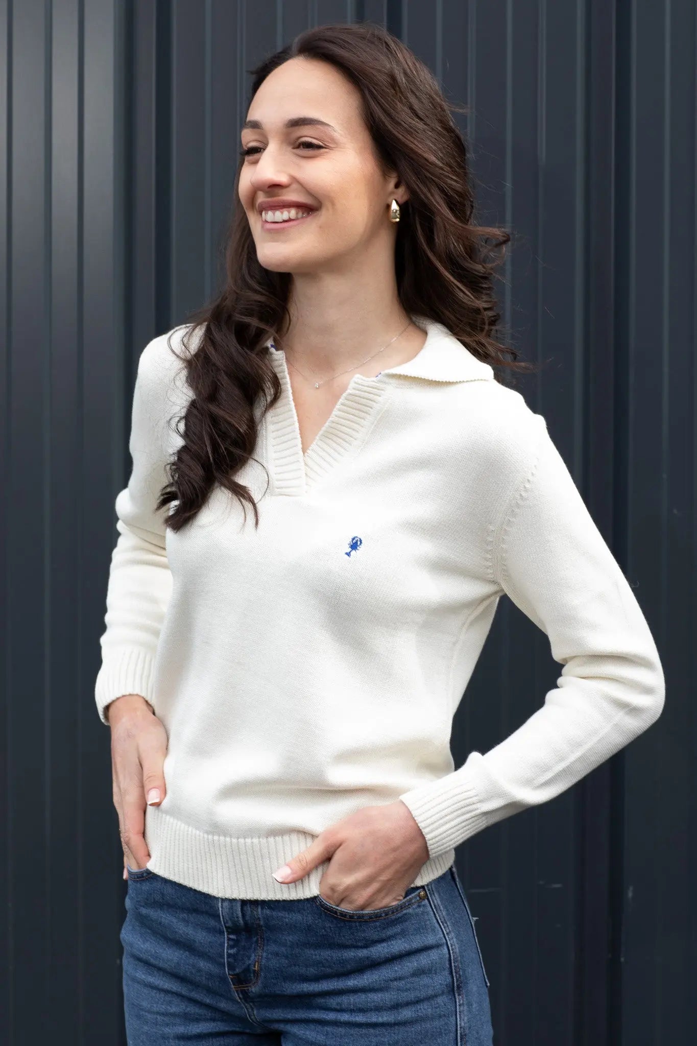 Pull Col Polo « Monica » La 5ème Femme 
