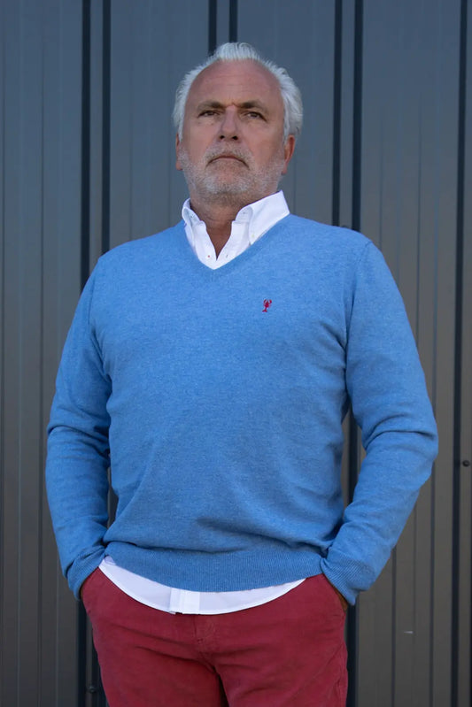 Pull Col V en Laine « Vincent » La 5ème Homme 