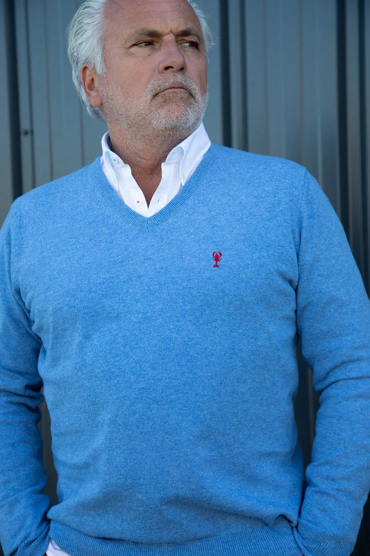 Pull Col V en Laine « Vincent » La 5ème Homme 