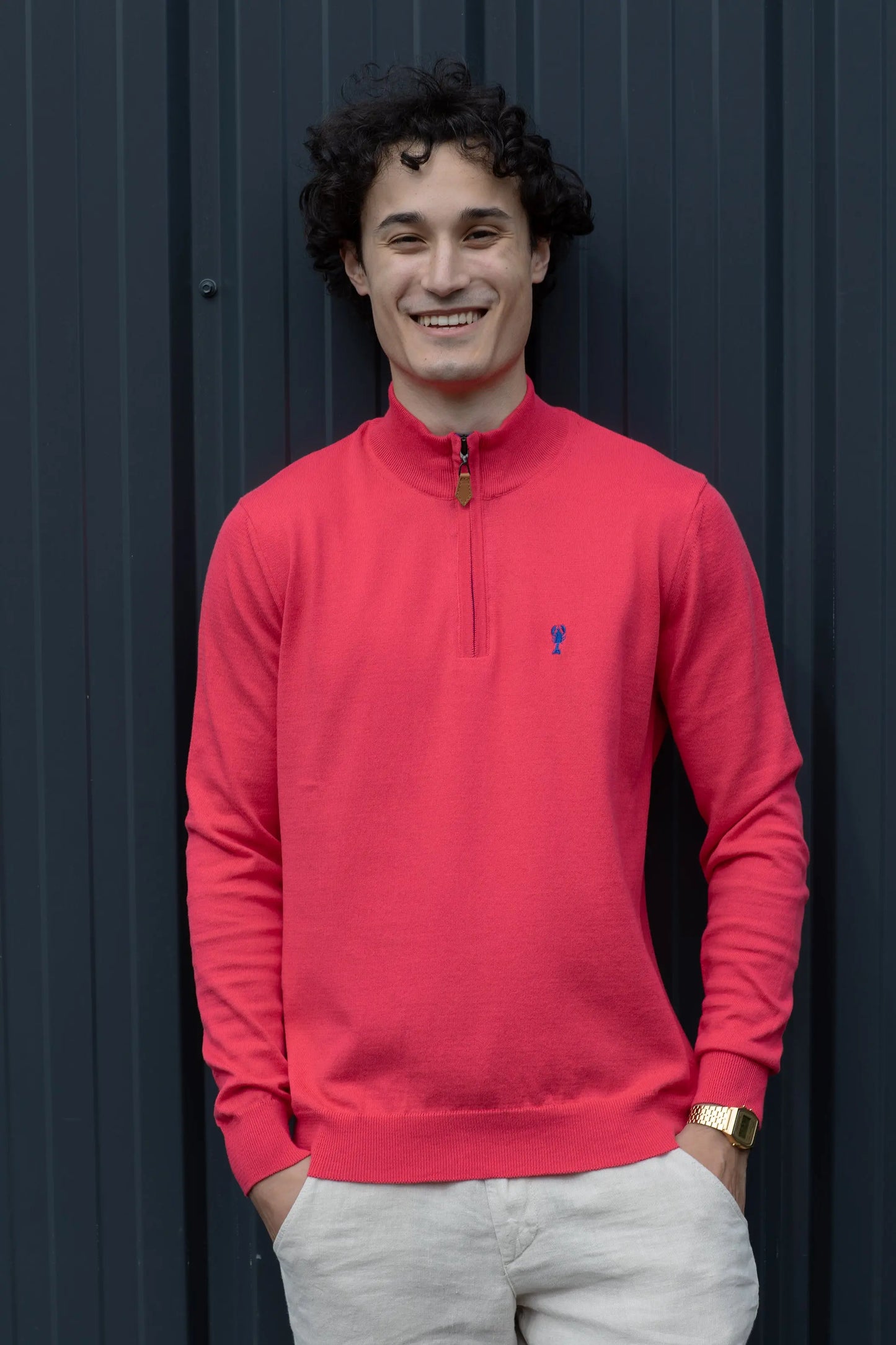 Pull Col Zippé « Benoit » La 5ème Homme 