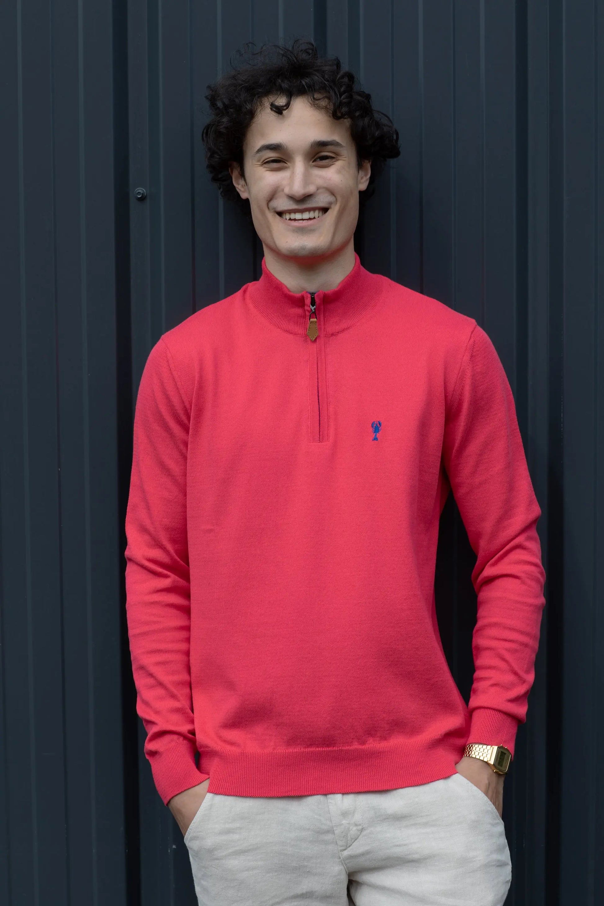 Pull Col Zippé « Benoit » La 5ème Homme 
