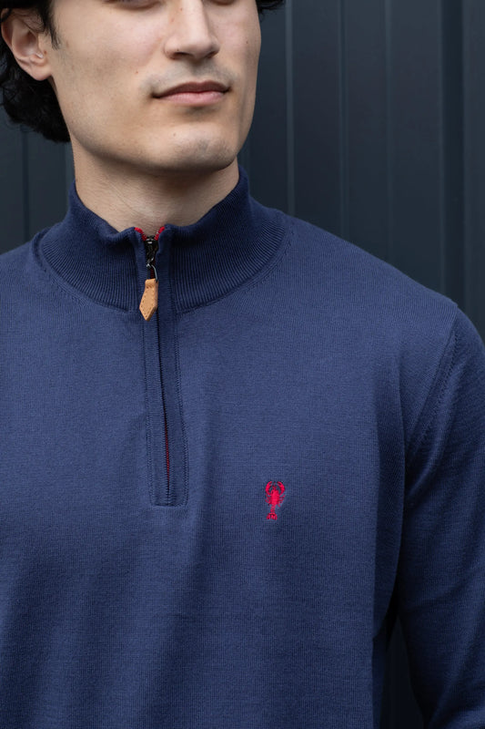 Pull Col Zippé « Benoit » La 5ème Homme 