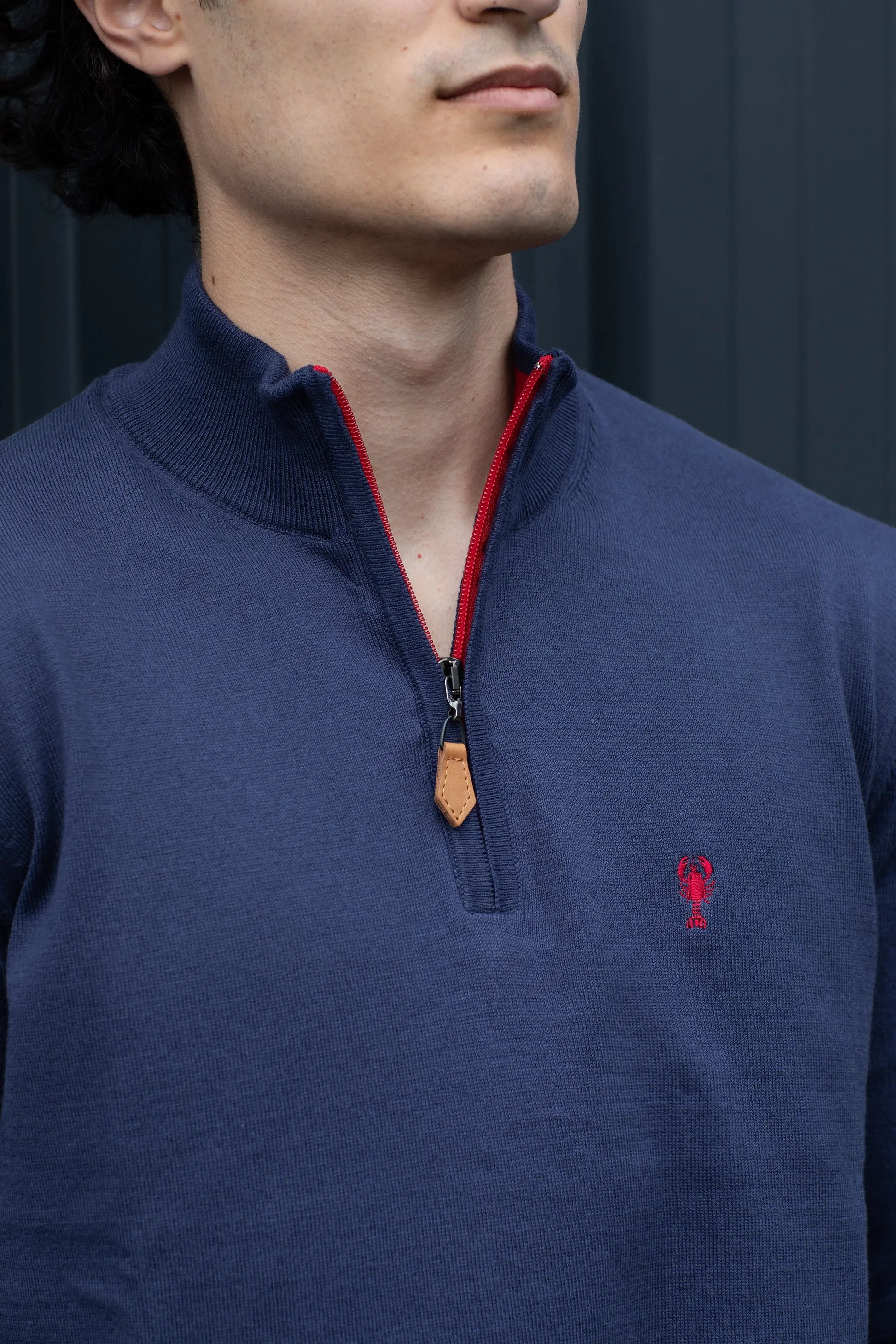 Pull Col Zippé « Benoit » La 5ème Homme 