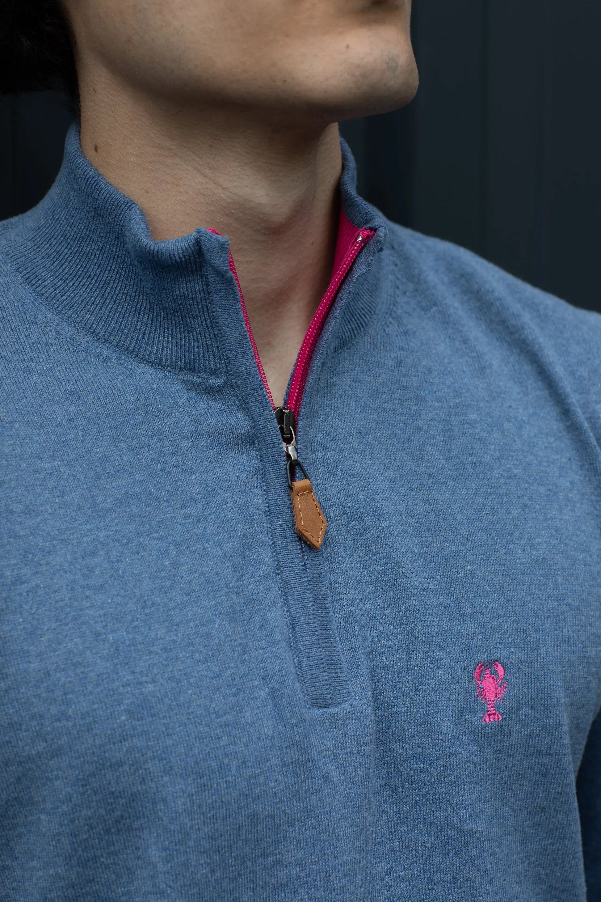 Pull Col Zippé « Benoit » La 5ème Homme 