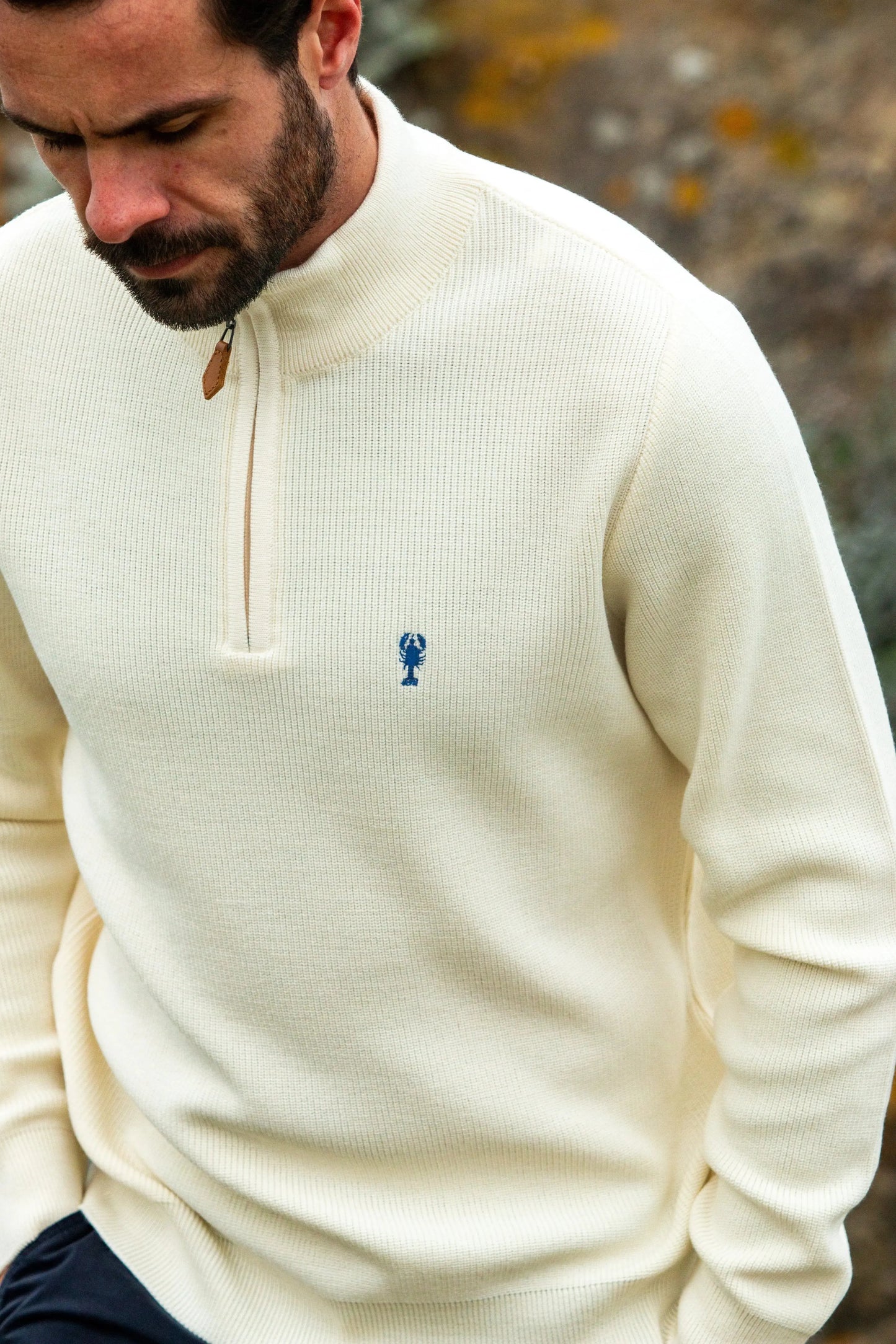 Pull Marin Col Zippé « Alexandre » La 5ème Homme 