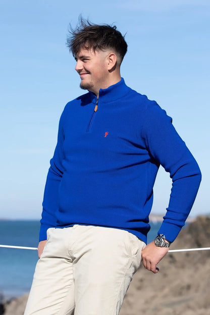 Pull Marin Col Zippé « Alexandre » La 5ème Homme 