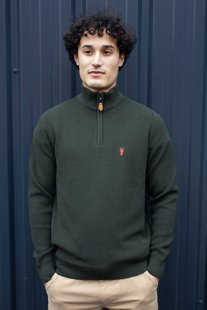 Pull Marin Col Zippé « Alexandre » La 5ème Homme 