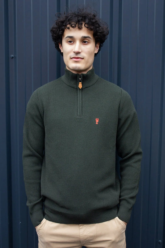 Pull Marin Col Zippé « Alexandre » La 5ème Homme 