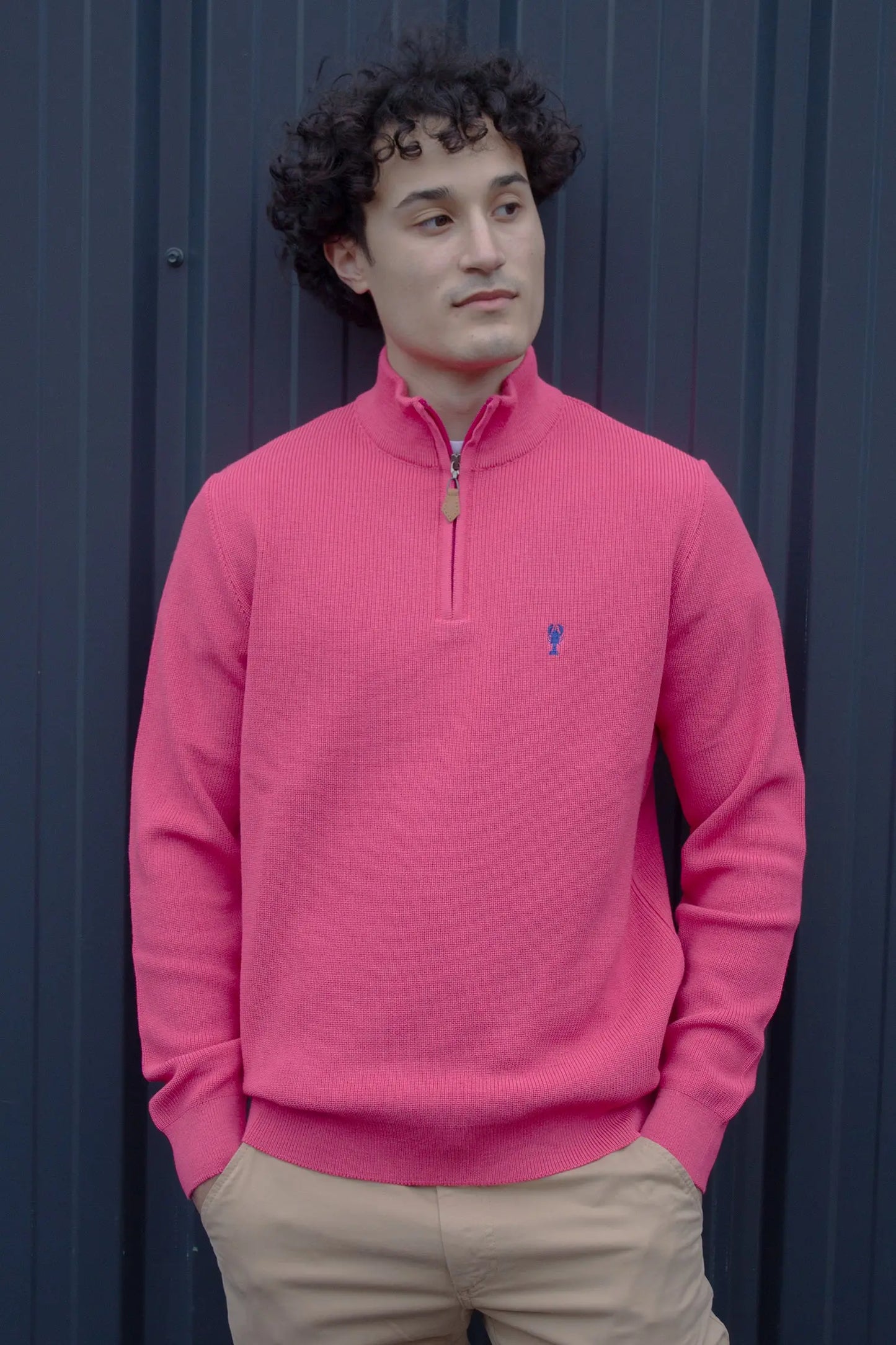 Pull Marin Col Zippé « Alexandre » La 5ème Homme 