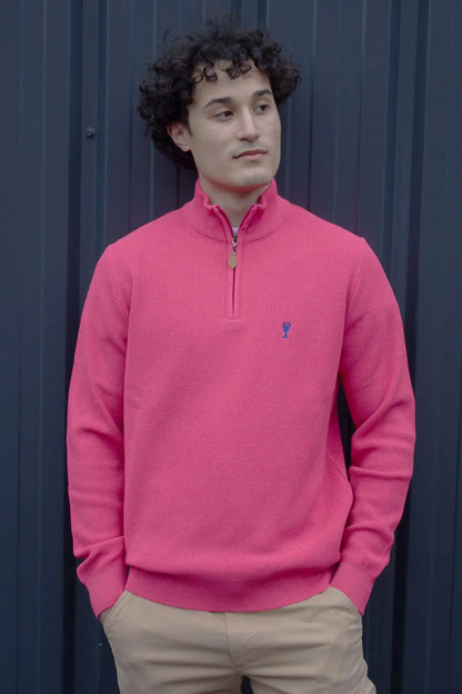 Pull Marin Col Zippé « Alexandre » La 5ème Homme 