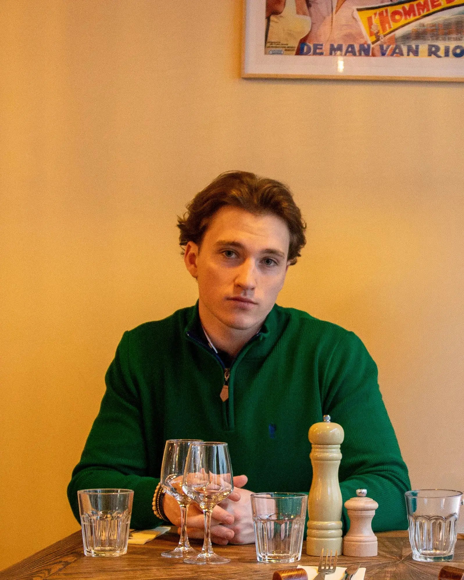 Pull Marin Col Zippé « Alexandre » La 5ème Homme 