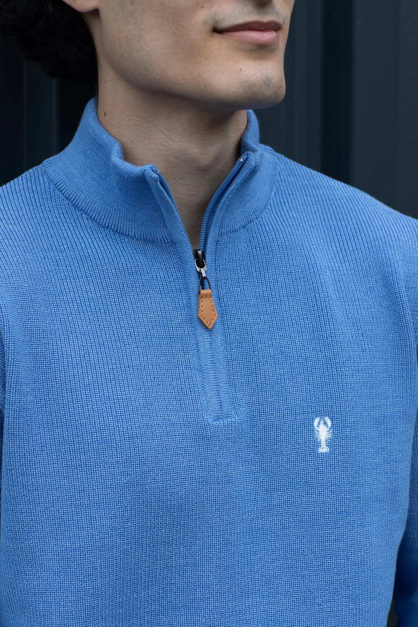 Pull Marin Col Zippé « Alexandre » La 5ème Homme 