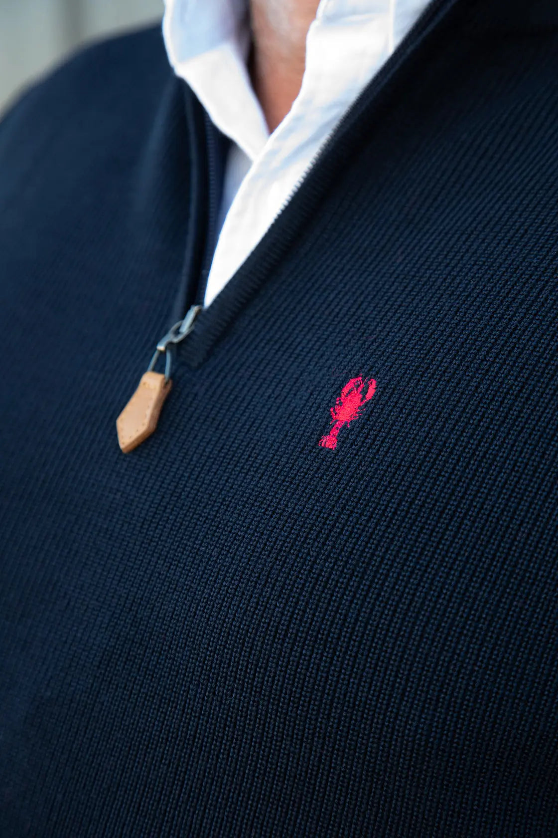 Pull Marin Col Zippé « Alexandre » La 5ème Homme 