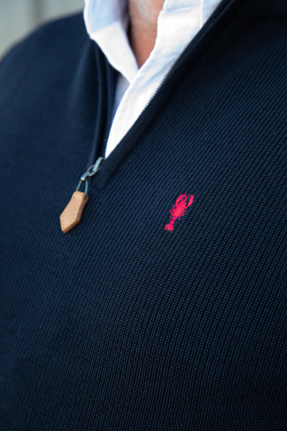 Pull Marin Col Zippé « Alexandre » La 5ème Homme 