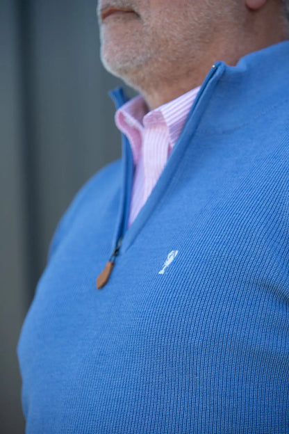 Pull Marin Col Zippé « Alexandre » La 5ème Homme 