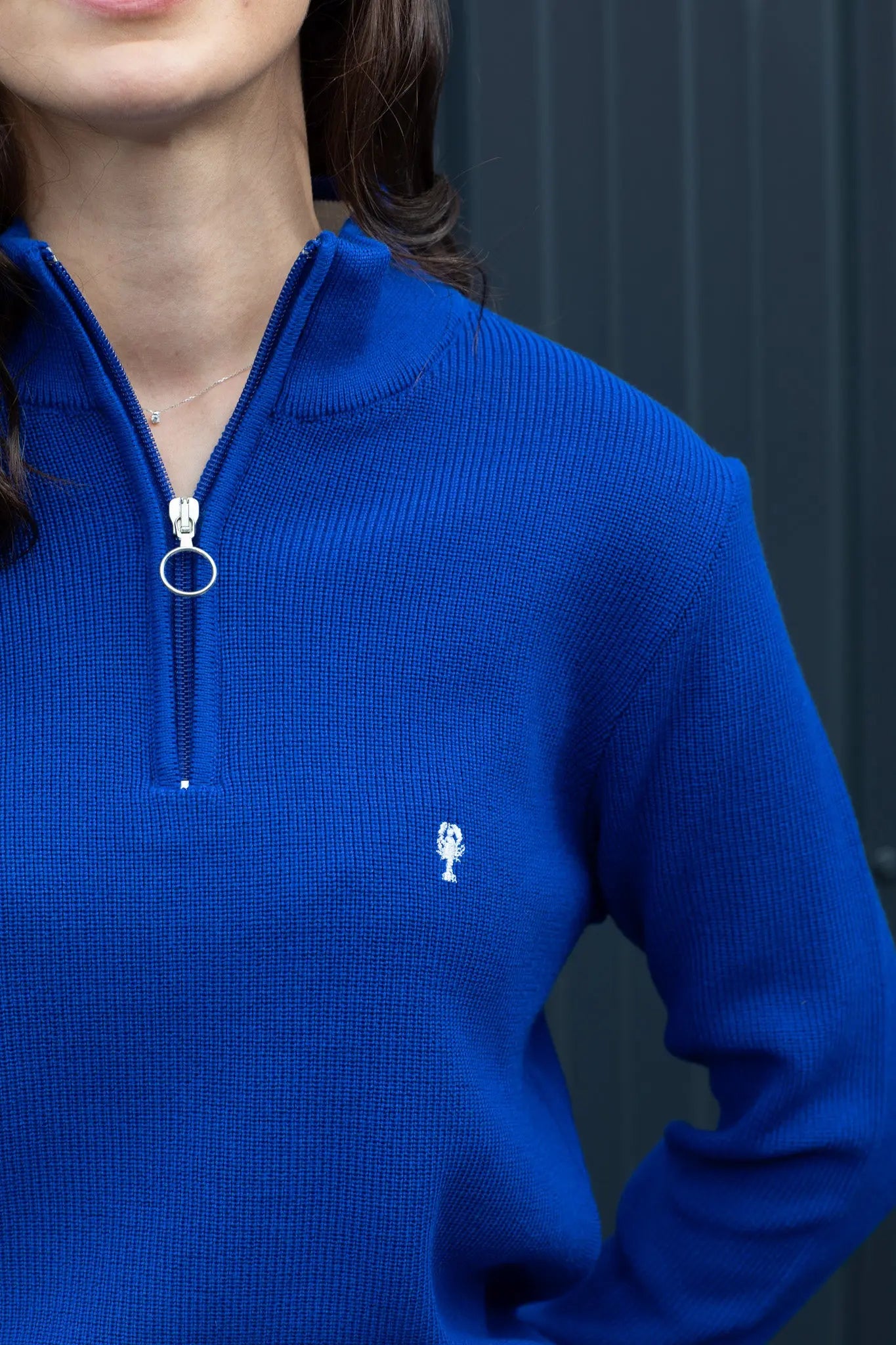 Pull Marin Col Zippé "Macha" La 5ème Homme 